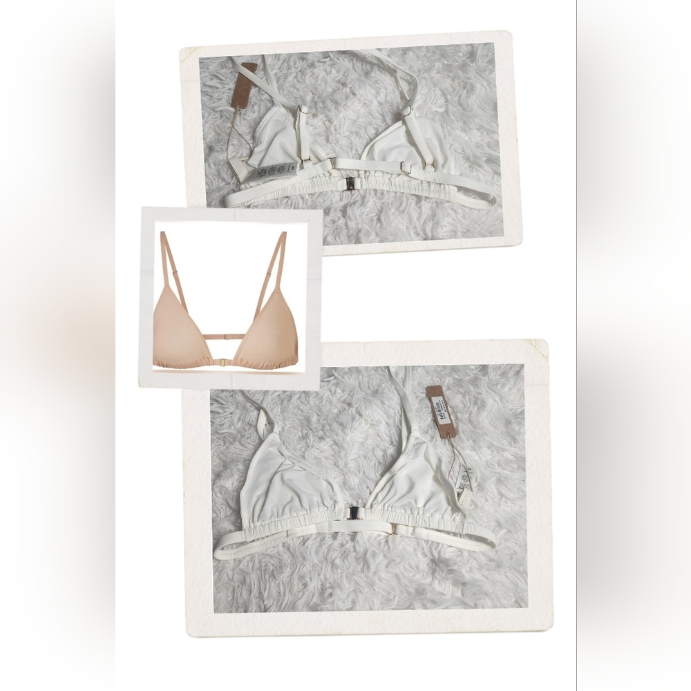 SKIMS Jelly Sheer Triangle Bralette/ MARBLE/ XXS NWT